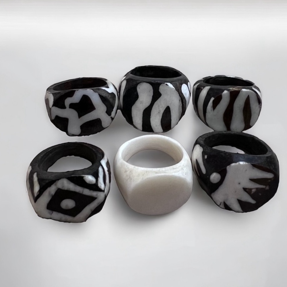 Kenyan Masai Bone Rings